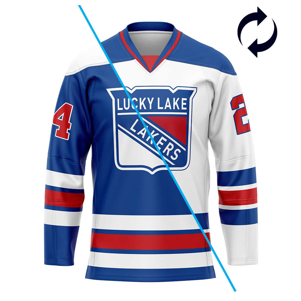 VANTAGE REVERSIBLE V-NECK HOCKEY JERSEY