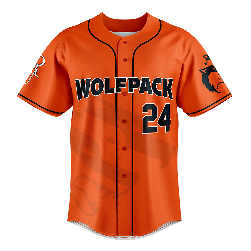 VANTAGE - FULL BUTTON S/S BASEBALL JERSEY